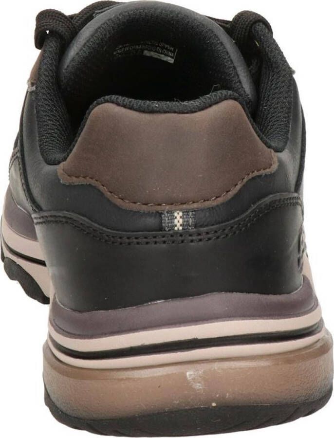 Skechers Romago Elmen leren heren sneakers Zwart Maat Extra comfort Memory Foam41 - Foto 6