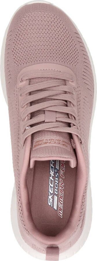 Skechers Running Shoes for Adults Bobs Sport Squad Pink