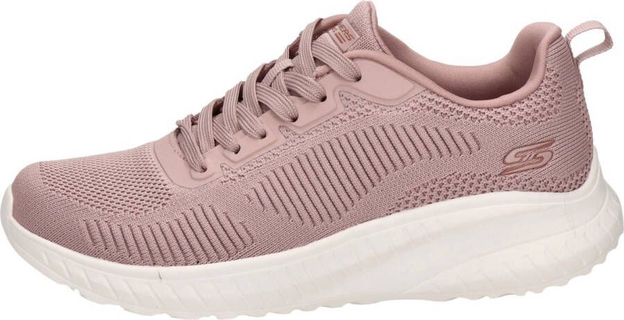 Skechers Running Shoes for Adults Bobs Sport Squad Pink