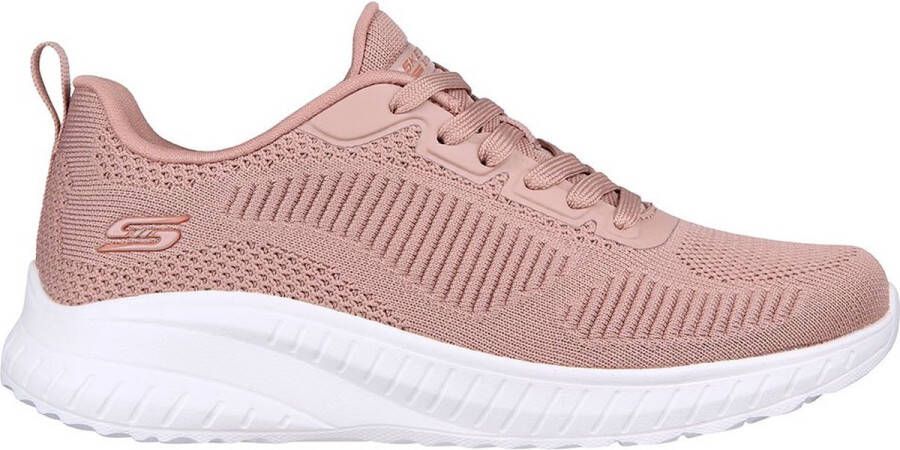 Skechers Running Shoes for Adults Bobs Sport Squad Pink