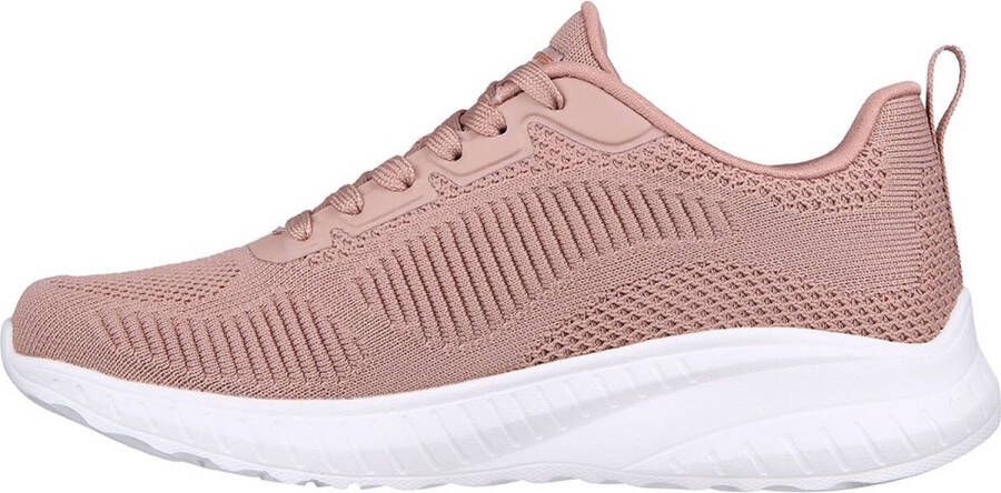 Skechers Running Shoes for Adults Bobs Sport Squad Pink