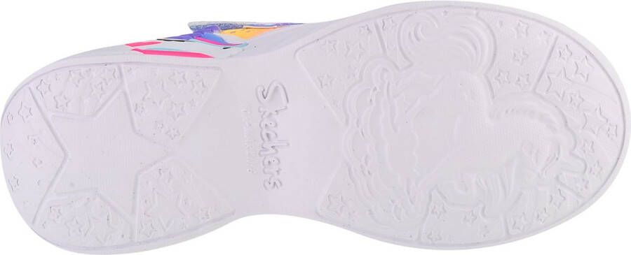 Skechers S Lights-Unicorn Dreams Meisjes Sneakers Blauw