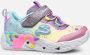 Skechers Unicorn sneakers met lichtjes roze multi Meisjes Textiel Meerkleurig 34 - Thumbnail 14