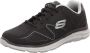 Skechers Verse Flash Point 58350-BKW Mannen Zwart Sneakers Sportschoenen - Thumbnail 2