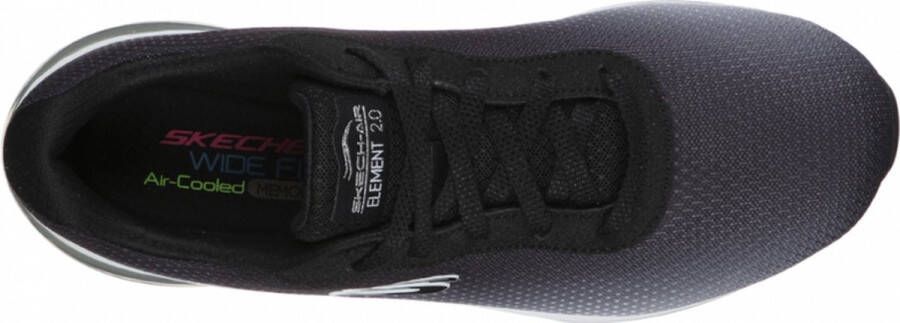 Skechers Skech Air Element 2.0 Dames Sneakers Black White - Foto 6