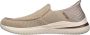 Skechers Slip-Ins Delson 3.0 Cabrino Vegan instapper Beige Heren - Thumbnail 13