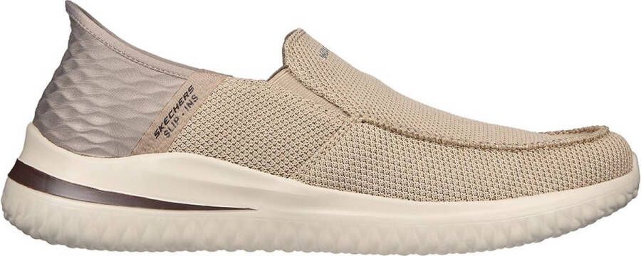 Skechers Slip-ins Delson 3.0 heren instapschoen Taupe