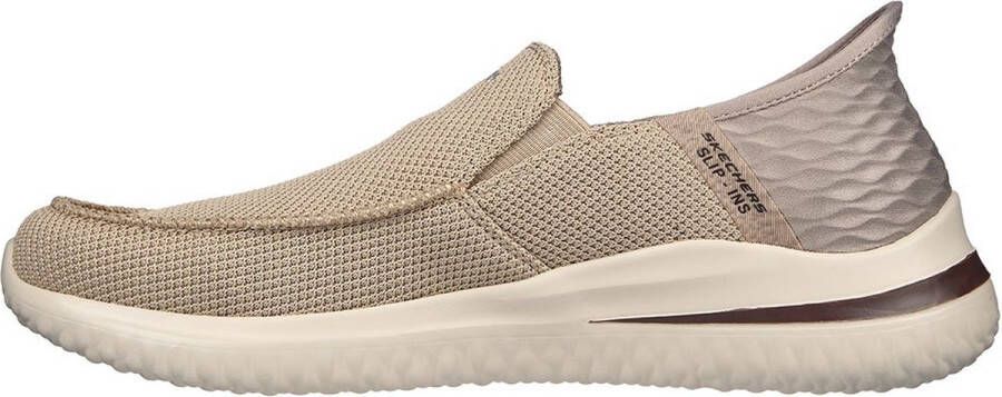 Skechers Slip-ins Delson 3.0 heren instapschoen Taupe