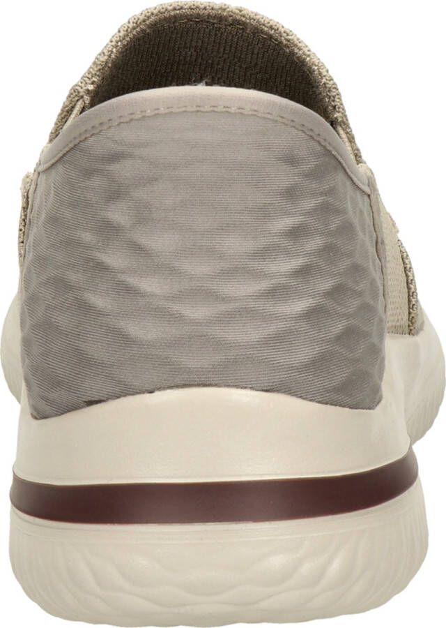 Skechers Slip-ins Delson 3.0 heren instapschoen Taupe