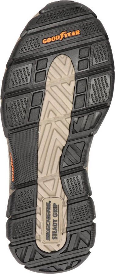 Skechers Slip-Ins Instappers bruin Leer