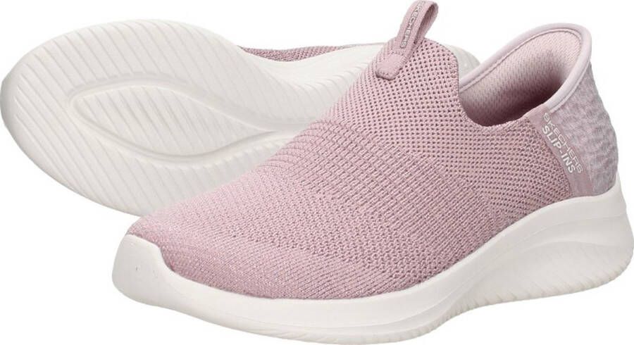 Skechers Slip On Ultra Flex 3.0 Sneakers taupe Dames