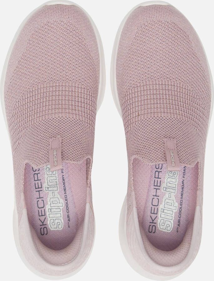 Skechers Slip On Ultra Flex 3.0 Sneakers taupe Dames