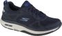 Skechers Go Walk Workout Walker 216441-NVY Mannen Marineblauw Sneakers Sportschoenen - Thumbnail 5