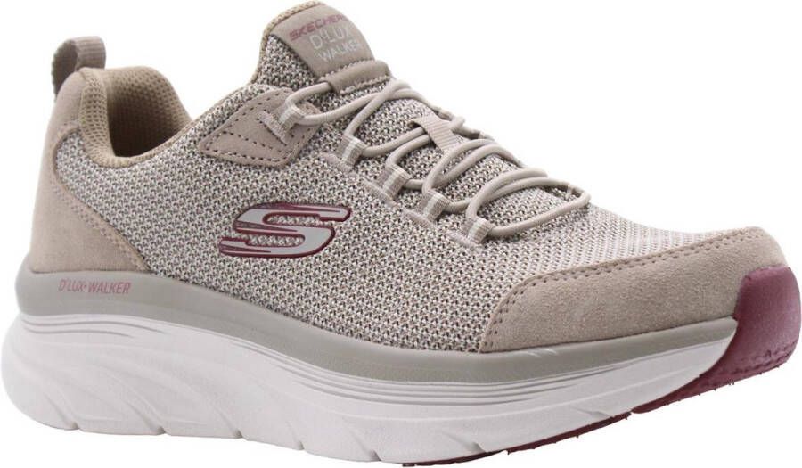 Skechers Arch Fit S-Miles- Mile Makers Dames Sneakers Taupe - Foto 13