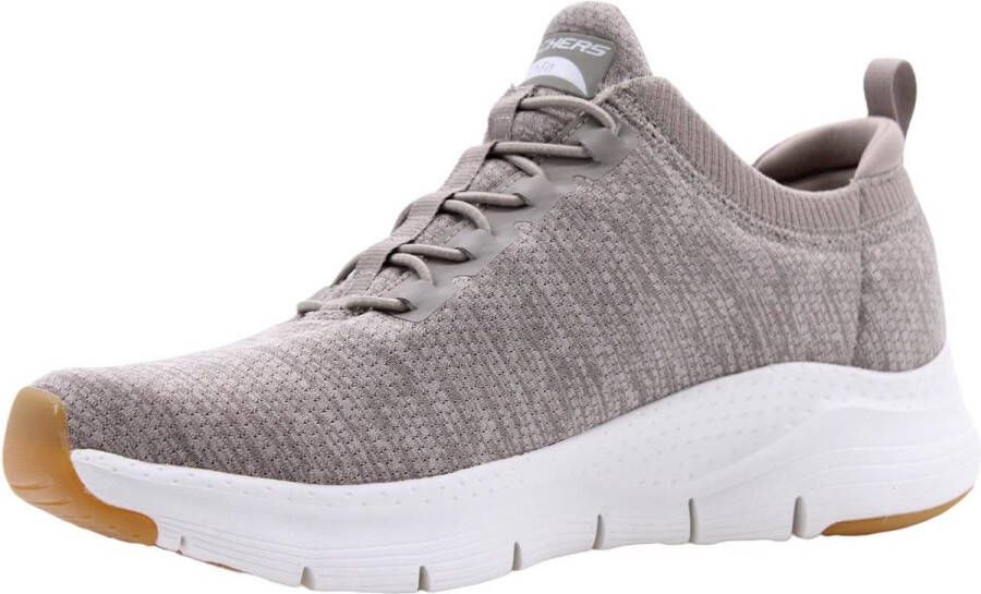 Skechers Arch Fit S-Miles- Mile Makers Dames Sneakers Taupe - Foto 2