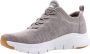 Skechers Arch Fit S-Miles- Mile Makers Dames Sneakers Taupe - Thumbnail 2