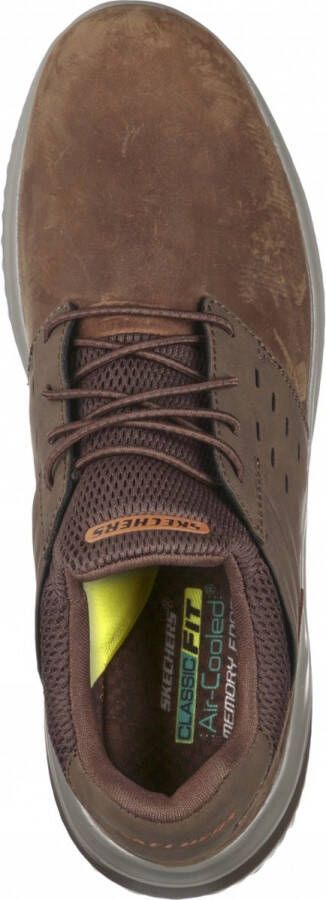 Skechers Sneakers bruin Leer Heren