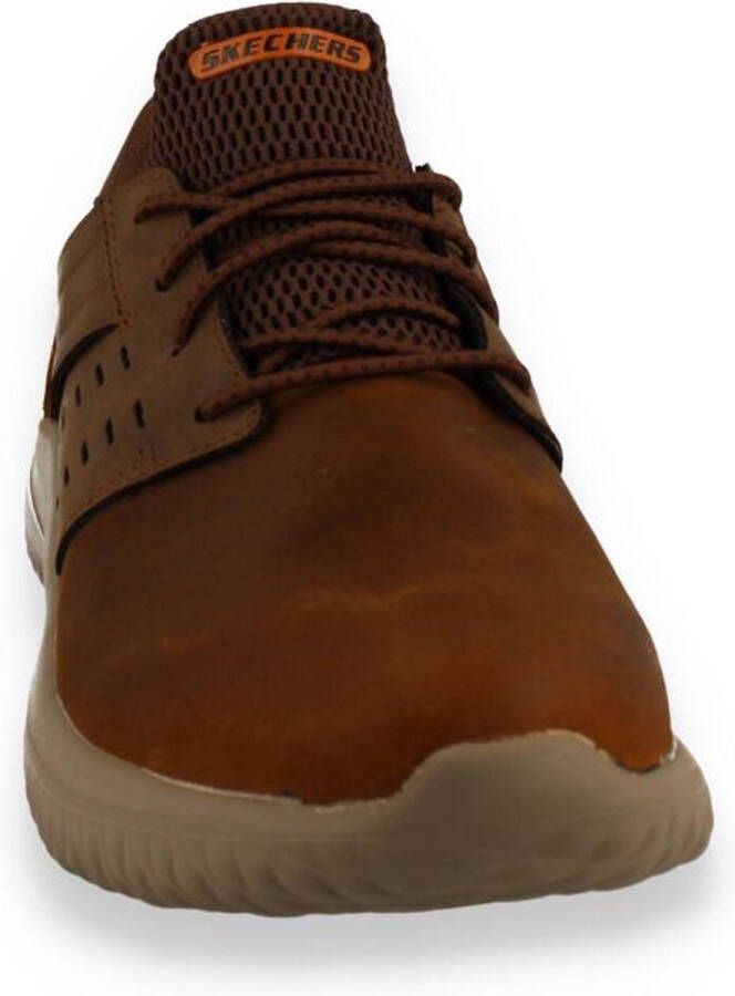 Skechers Sneakers bruin Leer Heren