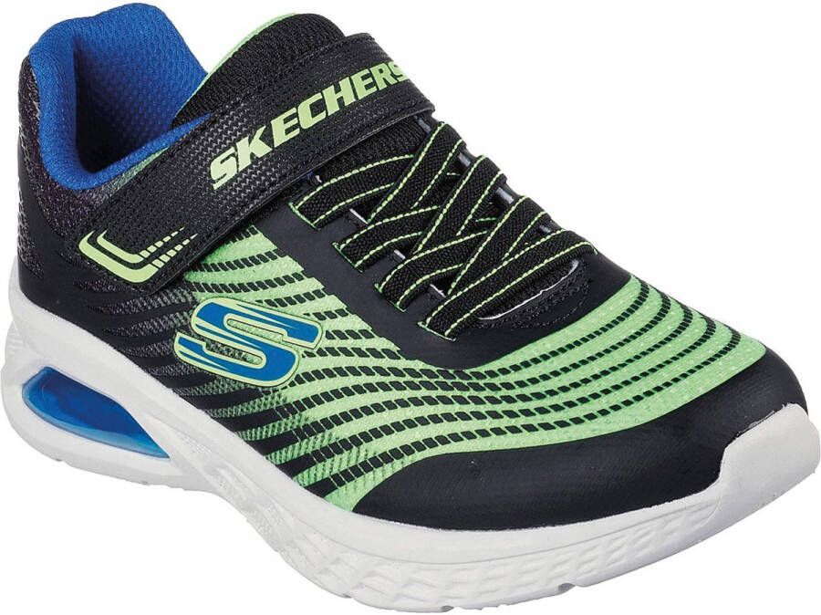 Skechers Microspec Max Ii Sportschoen Jongens Zwart lime