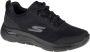 Skechers GO WALK ARCH FIT-IDYLLIC Mens Black Black - Thumbnail 18