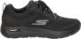 Skechers GO WALK ARCH FIT-IDYLLIC Mens Black Black - Thumbnail 22