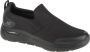 Skechers Go Walk Arch Fit-Togpath 216121-BBK Mannen Zwart Sneakers - Thumbnail 8