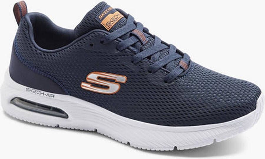 Skechers Sneakers Mannen zwart wit oranje