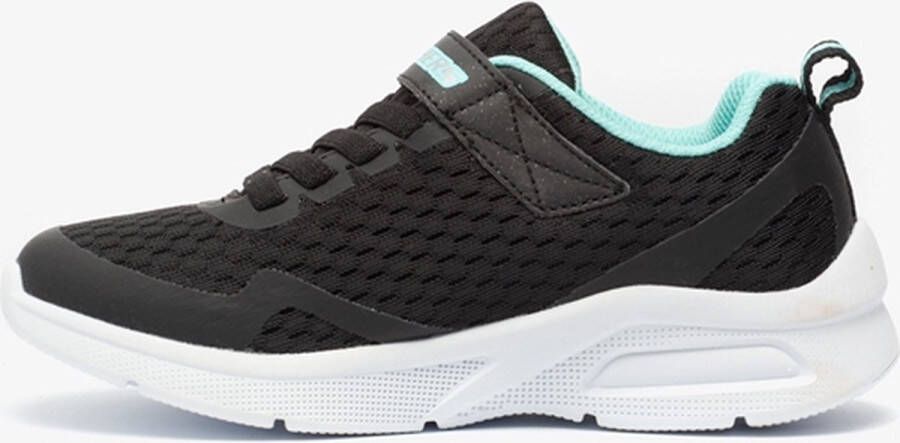 Skechers Sneakers Meisjes zwart lichtblauw zilver