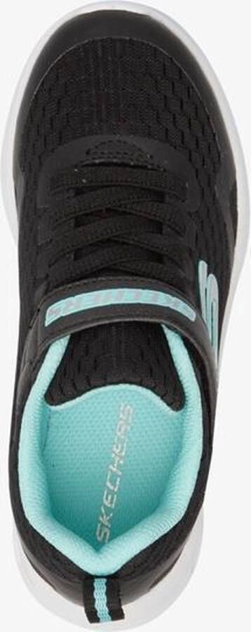 Skechers Sneakers Meisjes zwart lichtblauw zilver