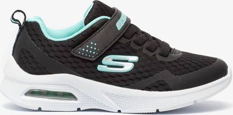 Skechers Sneakers Meisjes zwart lichtblauw zilver