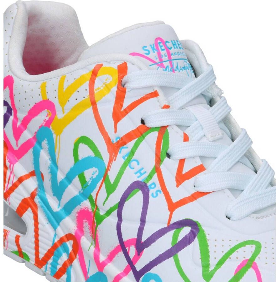 Skechers X JGoldcrown Uno Highlight Love Sneakers Dames Wit - Foto 10