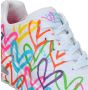 Skechers X JGoldcrown Uno Highlight Love Sneakers Dames Wit - Thumbnail 10