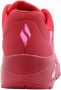 Skechers Uno Goldcrown Dripping Heart Sneaker Vrouwen Rood roze - Thumbnail 4