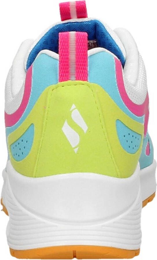 Skechers Sneakers wit Textiel Dames