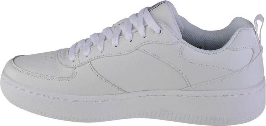 Skechers Sport Court 92 Sneakers wit Leer Heren