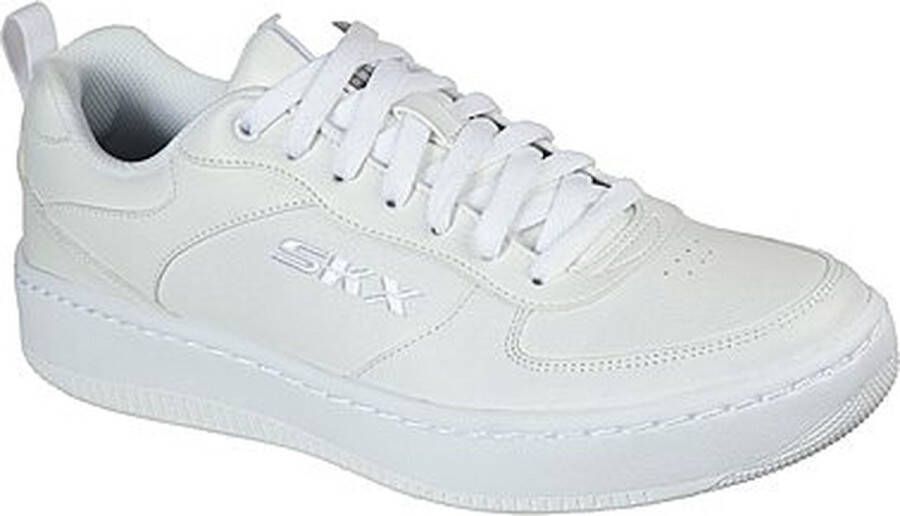 Skechers Sport Court 92 Sneakers wit Leer Heren