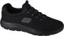 Skechers Sport Heren SUMMITS Sneakers Instappers Heren Zwart - Thumbnail 13