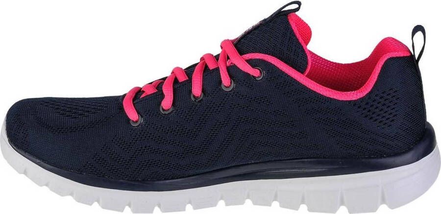 Skechers Sneakers Graceful Get Connected met memory foam vrijetijdsschoen halfschoen veterschoen