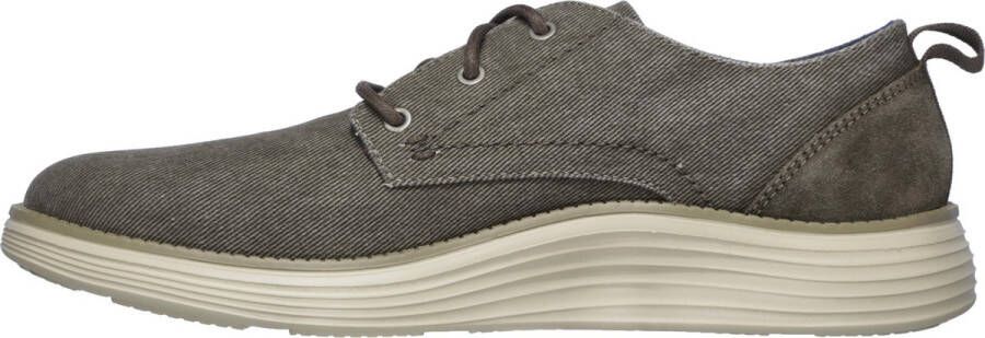 Skechers Stat Pexton Heren Sneakers Taupe