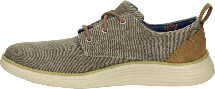 Skechers Stat Pexton Heren Sneakers Taupe