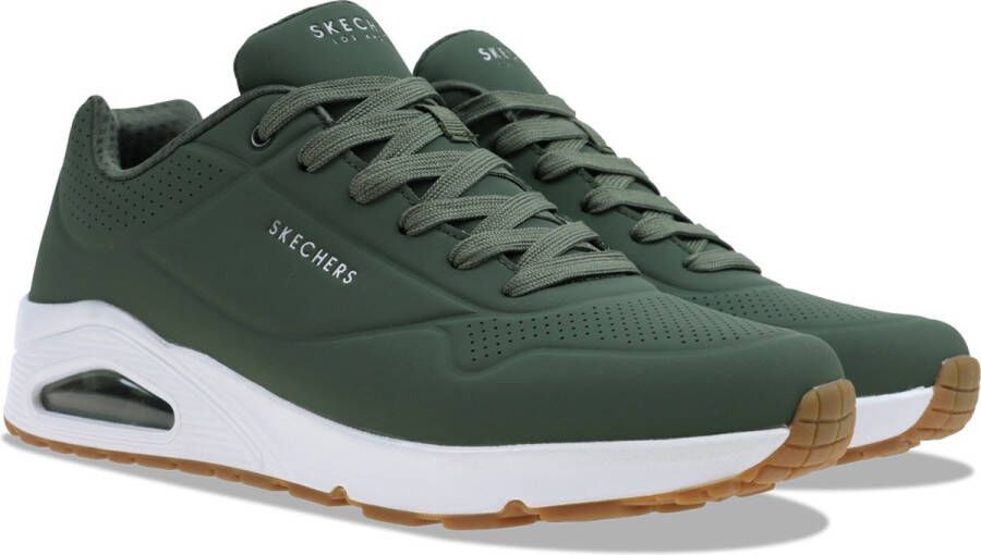 Skechers Street heren sneaker Groen