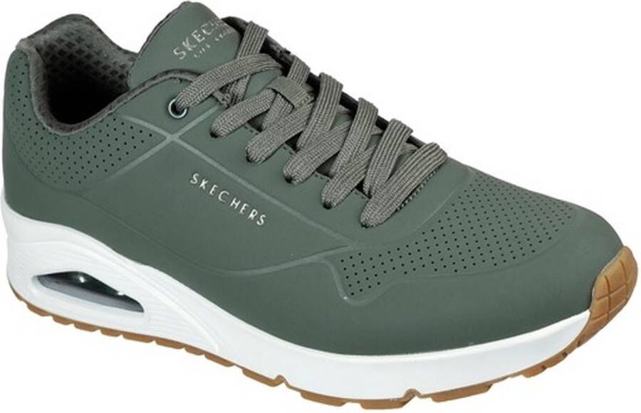 Skechers Street heren sneaker Groen