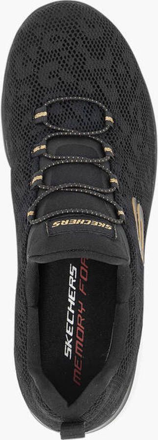 Skechers Summit Leopard Spot Sneakers zwart