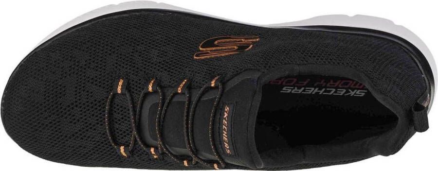 Skechers Summit Leopard Spot Sneakers zwart