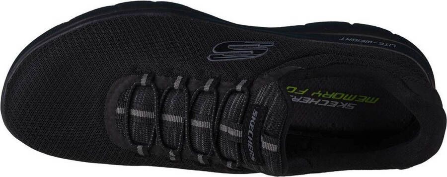 Skechers Sport Heren SUMMITS Sneakers Instappers Heren Zwart