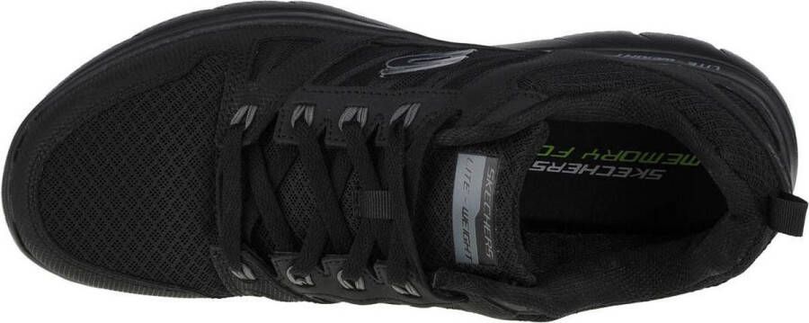 Skechers Summits New World 232069-BBK Mannen Zwart Sneakers - Foto 2