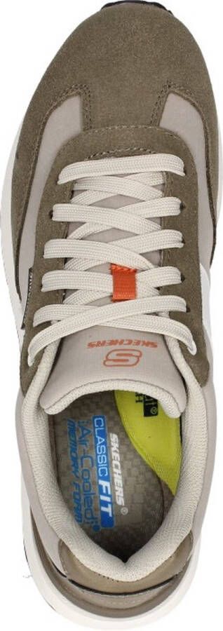 Skechers Sunny Dale Sneakers groen Textiel Heren