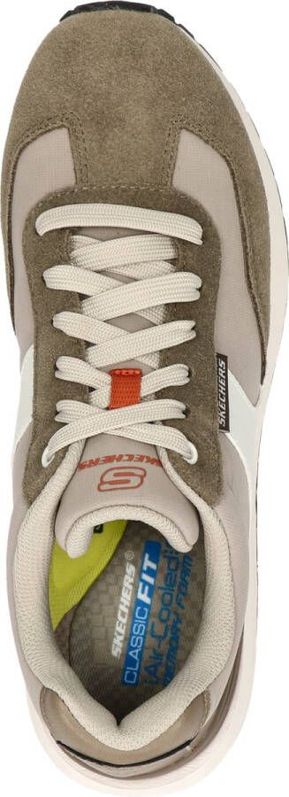 Skechers Sunny Dale Sneakers groen Textiel Heren