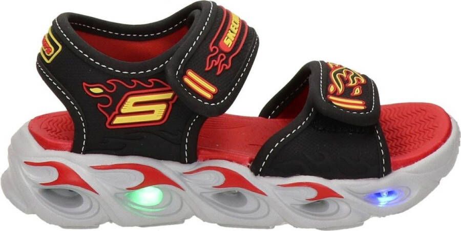 Skechers Thermo Splash jongens sandaal Zwart multi