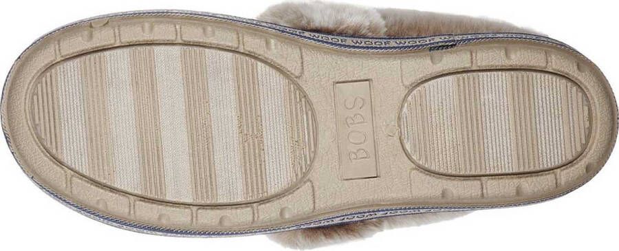 Skechers Too Cozy Dog-Attitude pantoffels taupe